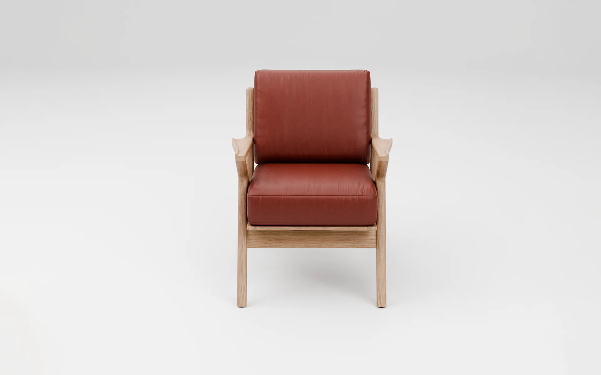 Lounge chair 3D product visualization, gallery view 3.