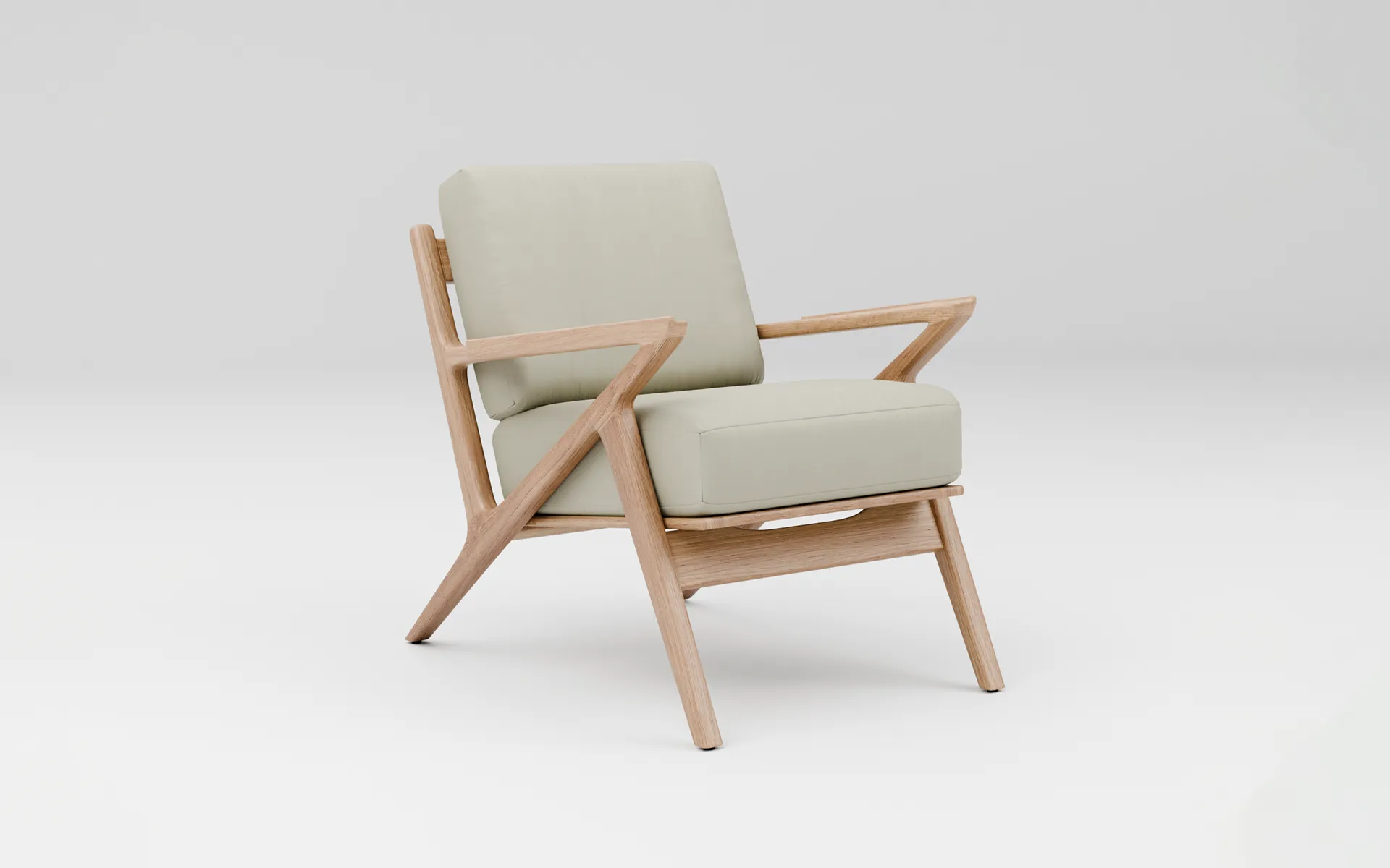 Lounge chair 3D product visualization, gallery view 6.